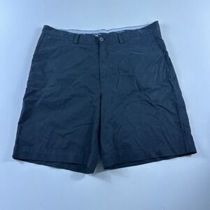 Tommy Bahama Chino Shorts Men 38 Black Flat Front Golf Casual